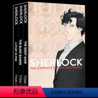 夏洛克福尔摩斯系列3册盒装 漫画小说版 [正版]神探夏洛克 福尔摩斯 英文原版 BBC Sherlock the Cas