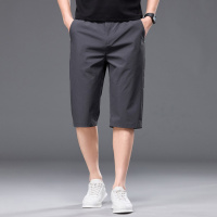 品质高街风男士七分裤夏季冰丝宽松直筒休闲中裤速干运动沙滩裤男