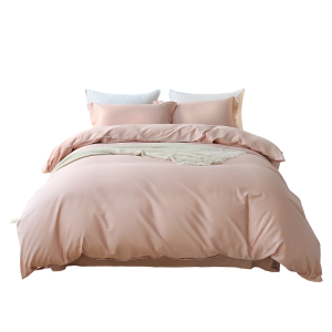 LA MAISON DE SASHA 轻奢80支纯棉四件套 A类标准长绒棉多套件被套床单纯色亲肤透气