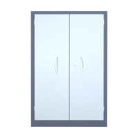 尔迈 零件柜抽屉式收纳箱样品物料整理柜 带门