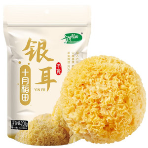 十月稻田 湘潭去芯磨皮白莲子百合银耳羹黄冰糖煲汤食材灰枣大链接