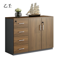 乙壬办公室矮柜储物柜文件柜2门4抽屉