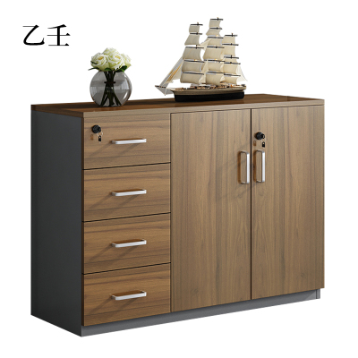 乙壬办公室矮柜储物柜文件柜2门4抽屉