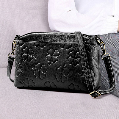 奇诺佰母亲节礼物真皮女包2020新款斜挎包女小包包时尚软牛皮斜跨单肩包