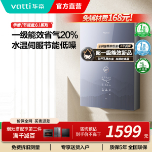 华帝燃气热水器一级节能恒温水量伺服器家用官方一级能效i12253M-16