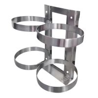 鑫睿辉 不锈钢灭火器固定架 双挂4kg 个