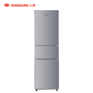 上菱 216升三门冰箱 风冷无霜 节能低噪 高效保鲜 三门三温区 大容量多门小型家用电冰箱 BMY216WL(皓月银)