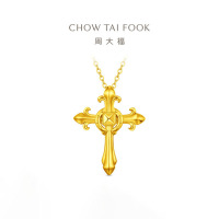 周大福马年生肖权杖马蹄扣足金黄金吊坠(大小版)计价多款EOF1960-EOF2005