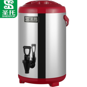 圣托10L奶茶保温桶 奶茶店果汁豆浆桶 凉茶店大容量冷热桶 DBD04