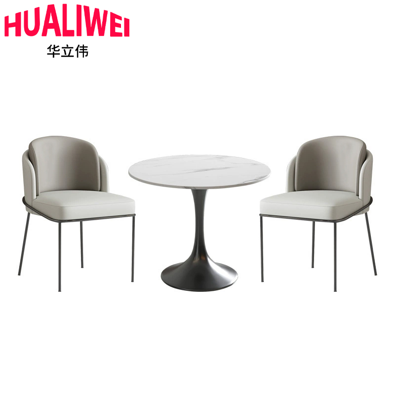 华立伟一桌两椅洽谈桌80cm套