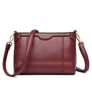 包包女包2023新款妈妈包中年女士单肩包百搭气质软皮大气斜挎包