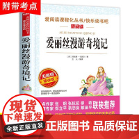 爱丽丝漫游奇境记爱阅读名著课程化丛书青少年小学生儿童二三四五六年级上下册必课外阅读物故事书籍快乐读书吧老师正版梦游仙