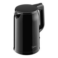 美的电热水壶 家用烧水壶 食品级304不锈钢 双层防烫 1.7L MK-AEK17S01