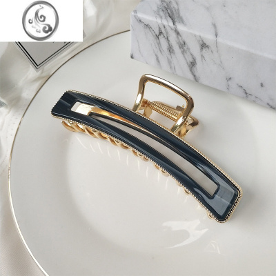 JiMi时尚金属抓夹女后脑勺气质发抓鲨鱼夹韩版简约大号发夹卡子头饰夏