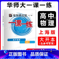 高中物理 必修1 必修第一册 [正版]2023新版华东师大版一课一练 物理必修1 高一上册高1年级第一学期物理 华师