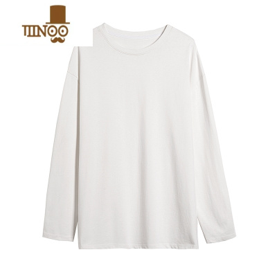 YANXU白色长袖t恤男士夏季薄款潮牌防晒衣服美式大码卫衣