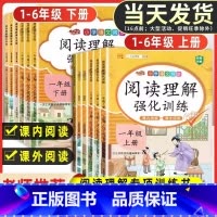(全能2本套)语文+英语阅读理解 四年级下 [正版]2024版阅读理解强化训练专项训练书一二三四五六年级上册下册人教版语