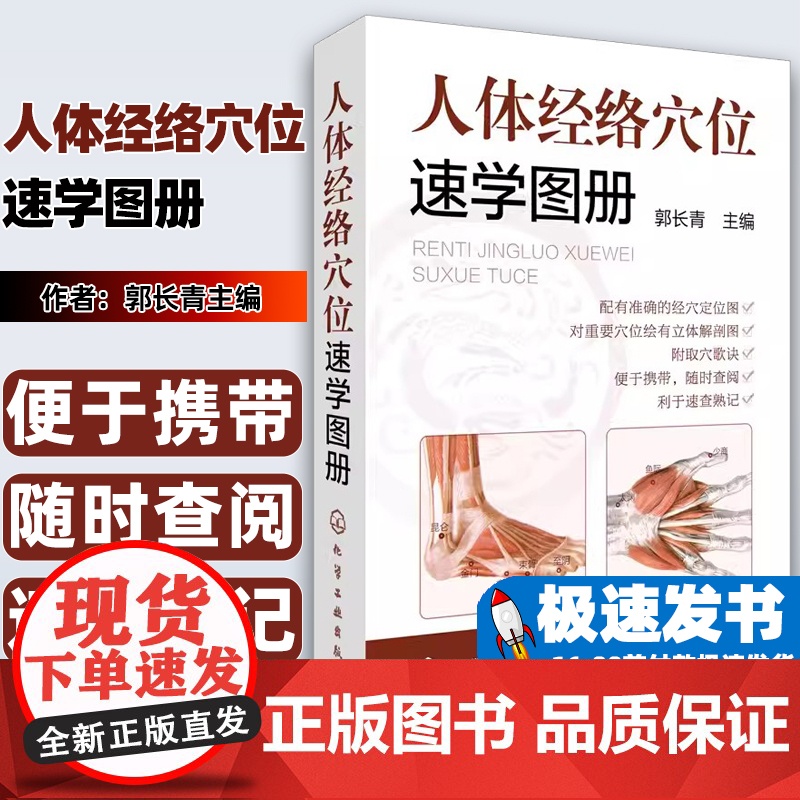 人体经络穴位速学图册郭长青主编化学工业出版社9787122241771