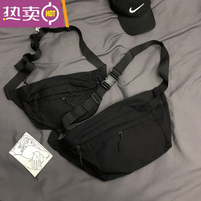 NEWLAKE简约包包女大容量胸包女2021新款潮斜跨腰包男百搭休闲包女斜挎包斜挎包男