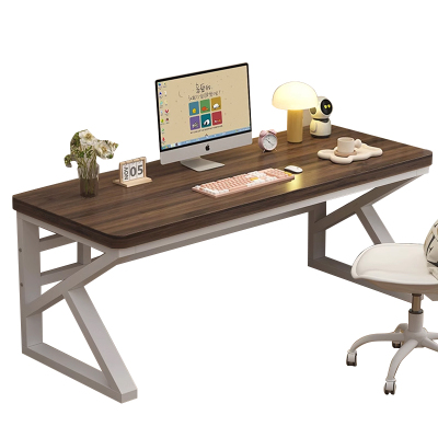 中豫鑫泽ZYXZ5040224 实木电脑桌台式书桌卧室家用办公桌 1.0米胡桃色