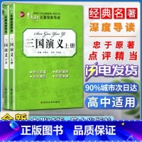 三国演义 上下2册 [正版]经典名著深度导读三国演义上册下册全两册语文课程标准书目忠于原著解析透彻点评精当 导读准确苏州