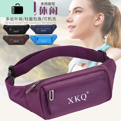 时尚运动腰包百搭尼龙斜跨包防水跑步包手机包男女马拉松多功能包NEWLAKE男士腰包