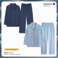 秋冬季开衫长袖棉质睡衣女情侣家居服休闲宽松男士家居服套装大码