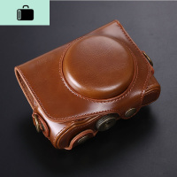 NEW LAKEg7x2相机包g7x3相机套g7x markii III斜挎保护单肩复古皮套N [g7x3]加数码相机包