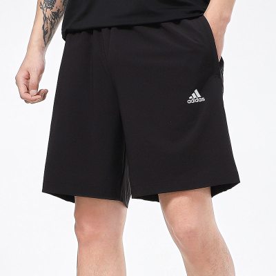 阿迪达斯男裤运动短裤2021夏季新款跑步训练宽松速干五分裤GP0942