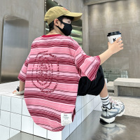 儿童装男童夏装短袖T恤2025新款中大童夏季男孩宽松夏款上衣t