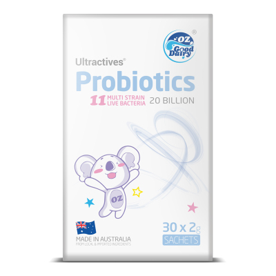澳乐乳益生菌粉儿童营养补充剂2g*30袋/盒调节肠胃澳大利亚原装进口多种有益菌-