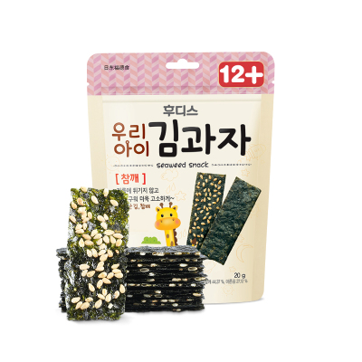 日东福德食芝麻味海苔20g宝宝零食点心儿童零食满三件送三件（赠品随机）