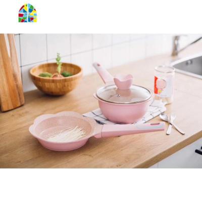 家居好伴侣~韩国不粘锅 可选小奶锅/炒锅/汤锅 FENGHOU 鸳鸯锅火锅(气质绿)