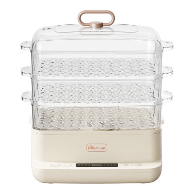 小熊(Bear)电蒸锅 蒸蛋器 家用蒸锅蒸包子 三层容量电蒸笼 12L [PC蒸盘]DZG-CA2D1