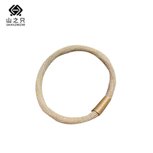 山之只 简约百搭发绳发圈 杏色 根