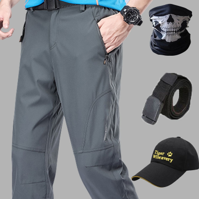  闪电客户外冲锋裤男加绒加厚冬季防风防水大码保暖旅行徒步登山裤春秋季