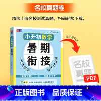 小升初暑假衔接数学 暑期衔接名校小升初真题卷同步基础知识梳理阅读技巧掌握小升初总复习小升初分班考冲刺 [正版]小升初暑假