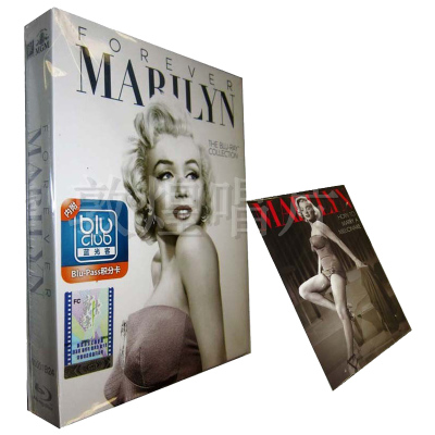 正版永远的玛丽莲.梦露-蓝光4BD50高清1080p经典电影光盘碟片