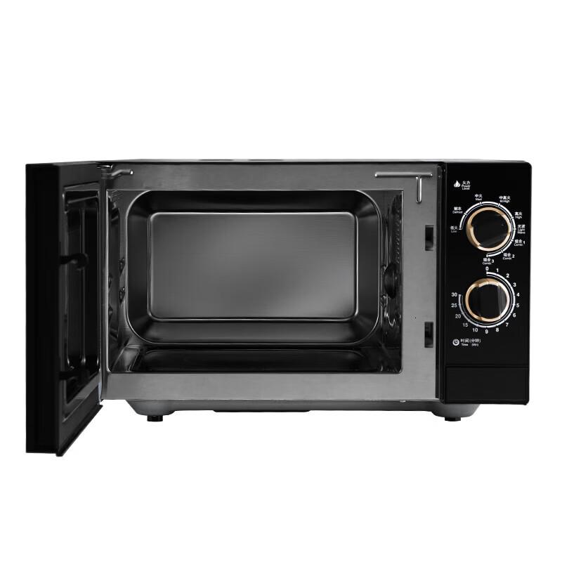 格兰仕(Galanz)微波炉烤箱一体机不锈钢内胆家用光波炉组合烧烤旋钮操作800W大功率速热升级款G80F23SP-M8