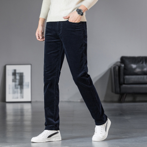 金盾(KIN DON)休闲裤男冬季新款弹力中青年修身小脚秋冬厚款男士灯芯绒男裤韩版