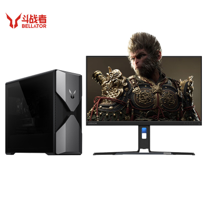 联想(Lenovo)来酷斗战者锋7000游戏台式电脑(i5-12400F RTX3050 6G显卡 16G 512G固态硬盘)23.8英寸显示器 游戏设计商用家用办公