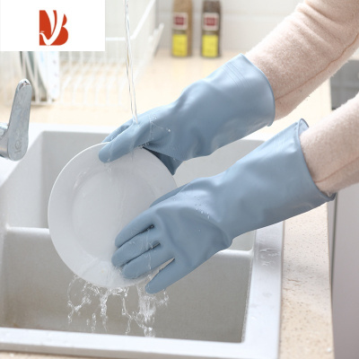 三维工匠洗碗手套马卡牛筋色家务清洁厨房刷碗洗锅家居干活防水橡胶乳胶皮