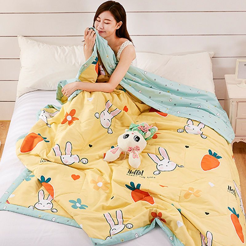 新款空调被夏凉被单人双人夏被大人学生宿舍轻薄被子可水洗机洗