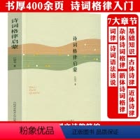 [正版]诗词格律启蒙 诗词格律入门概要十讲三十三讲全集唐宋词格律中华新韵书籍