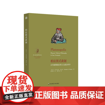 柏拉图式政制 古代晚期柏拉图主义政治哲学 望江柏拉图研究论丛 重构新柏拉图主义政治哲学奠基之作 正版 华东师范大学出版社