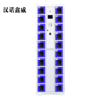汉诺鑫威智能手机柜存放柜充电柜存包柜储物柜20门充电透明款[工厂现做 7天内发货]