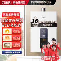 万家乐16TP1燃气热水器16L家用 智能恒温强排 ECO节能变升 天然气