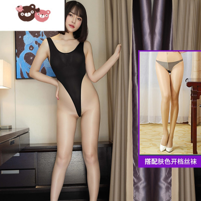 绿彩虹光性感骚调情趣内衣大码套装制服诱惑女仆装激情维密开档式透视睡衣