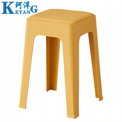 珂洋 塑料凳 软包(黄色) 个