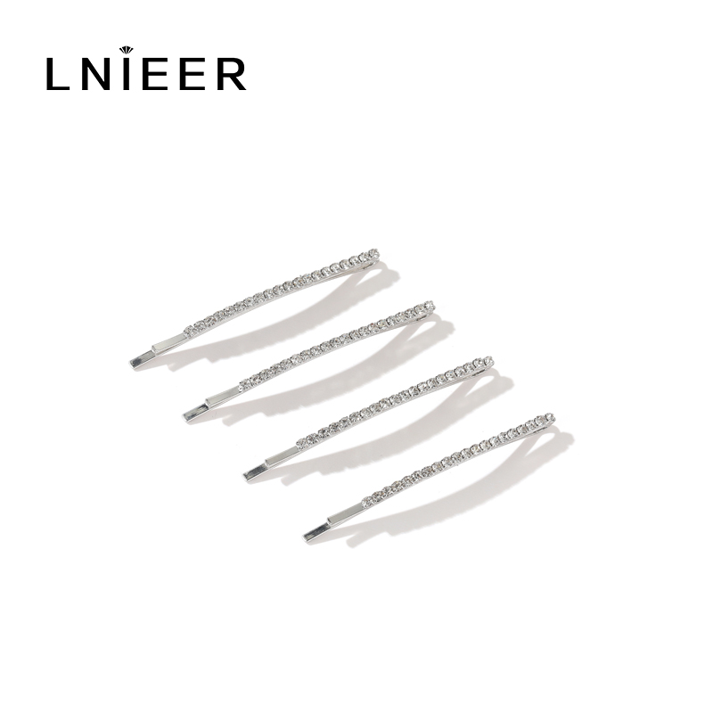 韩国i网红闪钻侧边发夹边夹少女刘海夹一字夹碎发ins发卡夹子头饰送女朋友老婆情人节七夕生日礼物